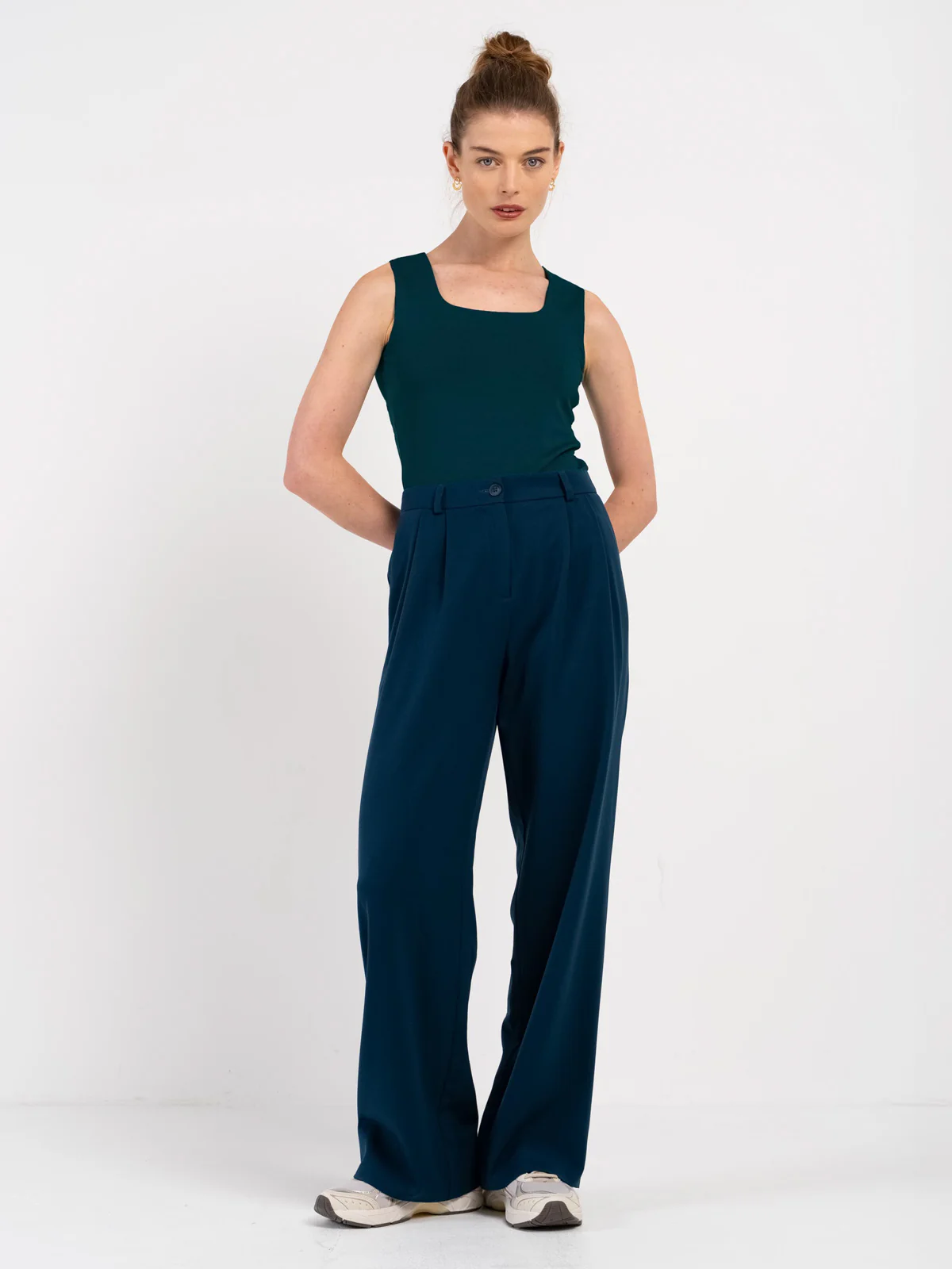 Sleeveless Soft Square Vest - Image 28