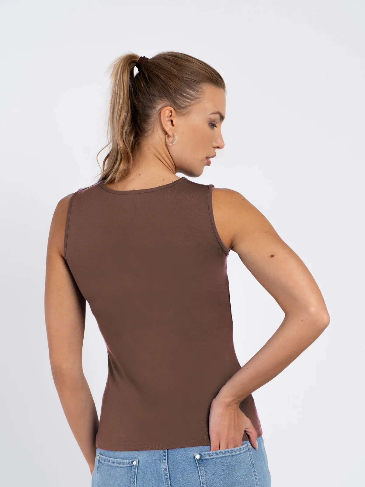 Sleeveless Soft Square Vest - Image 43