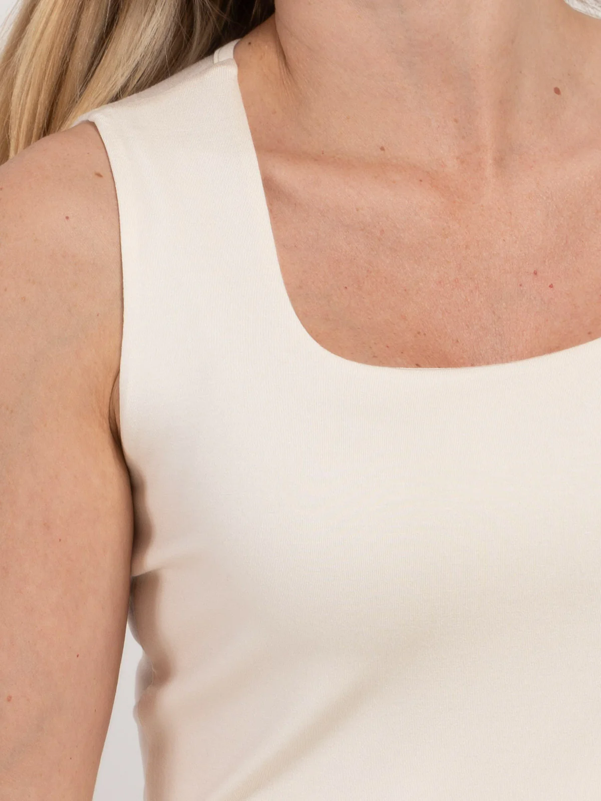 Sleeveless Soft Square Vest - Image 53
